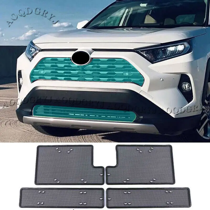 

Передняя сетчатая решетка бампера, вставки-сетки от насекомых для Toyota RAV4 2019 2023 2024 2025