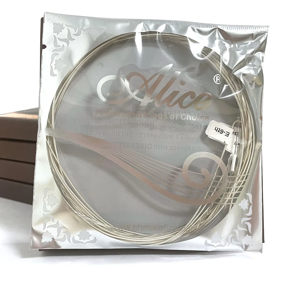 5 set di corde per chitarra classica Alice AC108-N corde in nylon avvolgimento in lega di rame placcato argento