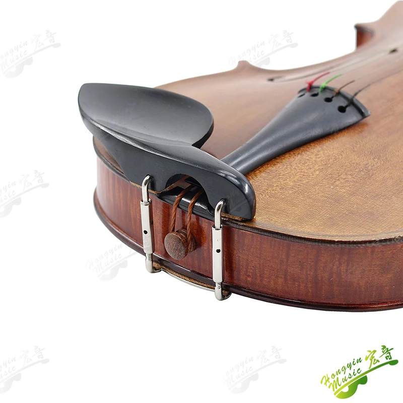 HUATOOL Violine Ebenholz Kinnhalter Kinnstütze Violinen-Zubehör 1/2/3/4/8 – Detail 11