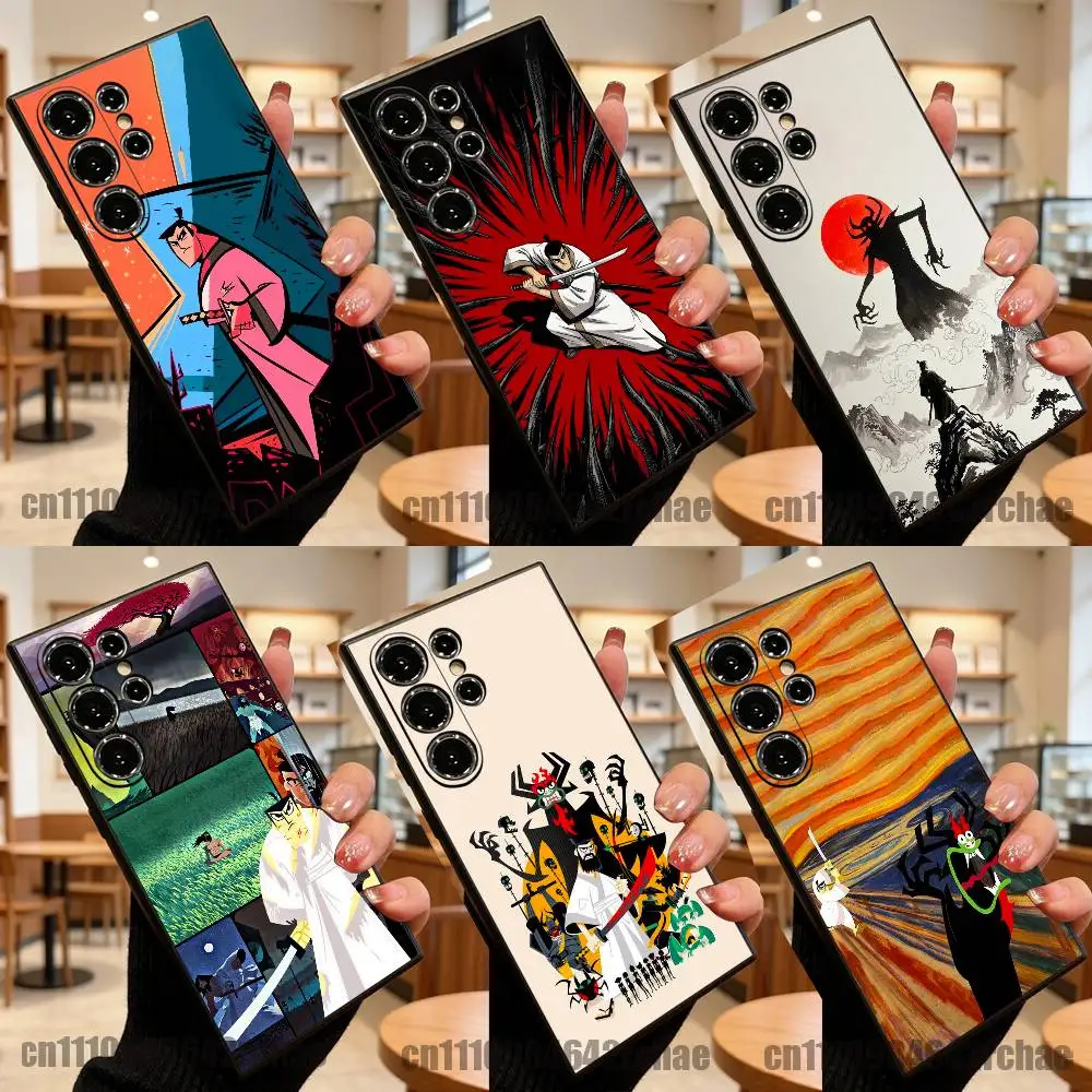 For Cartoon S-Samurai Jack Custom Phone Case Samsung S22,S24,S20,S25,S23,S30,S26,Ultra,Plus,Fe,Lite Tpu Cover