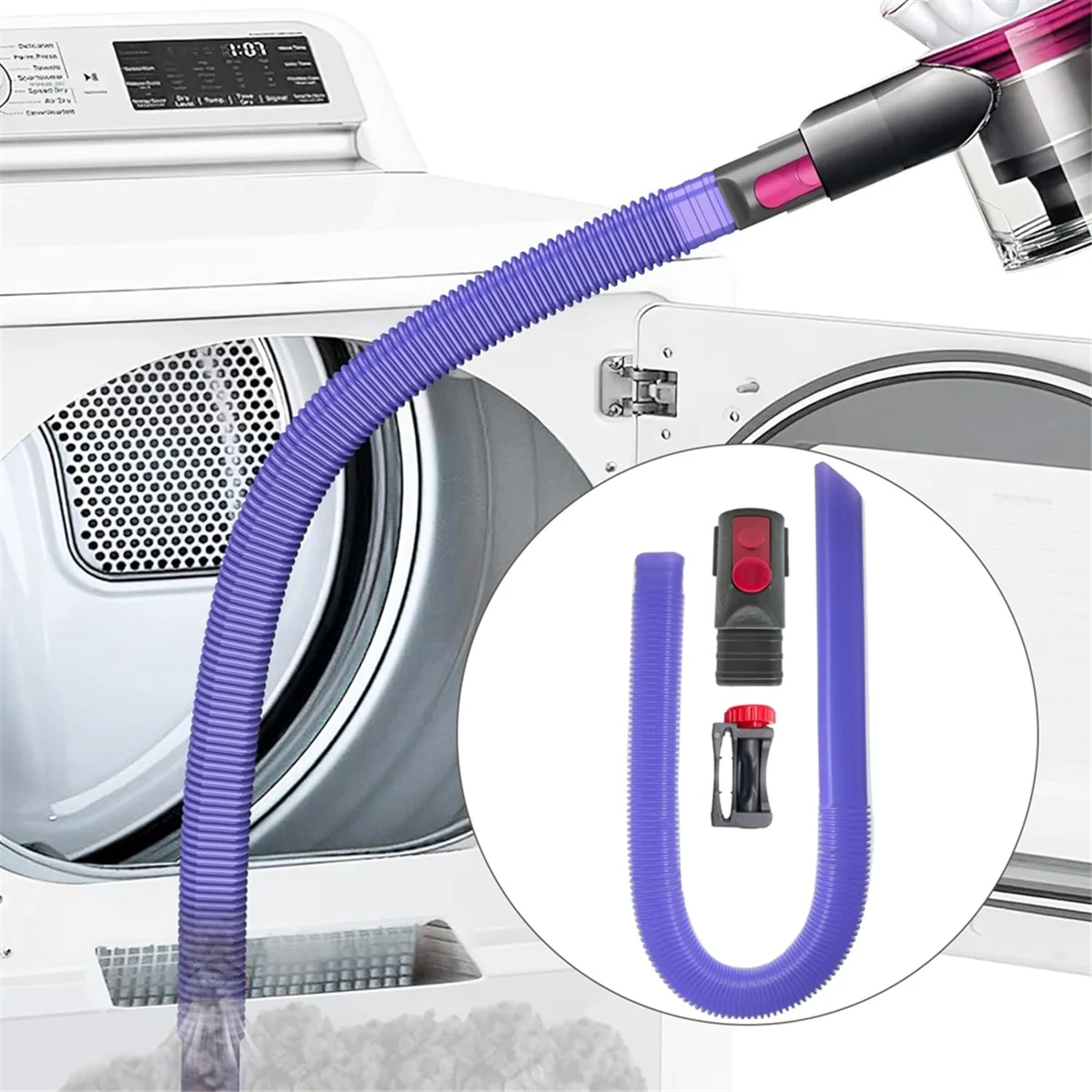 Набор для очистки пылесоса Dyson V7 V8 V10 V11 V15, устройство для удаления ворса с переключателем