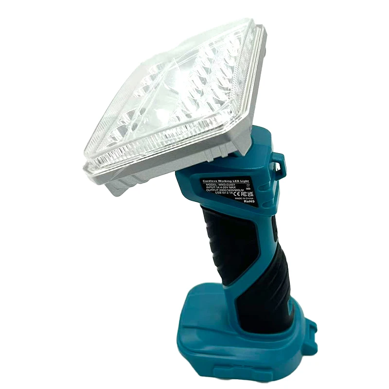 Portable LED Work Light Outdoor Camping Light Compatible for Makita/Milwaukee/Bosch/Black&Decker/Ryobi/Craftsman 18–20V Battery