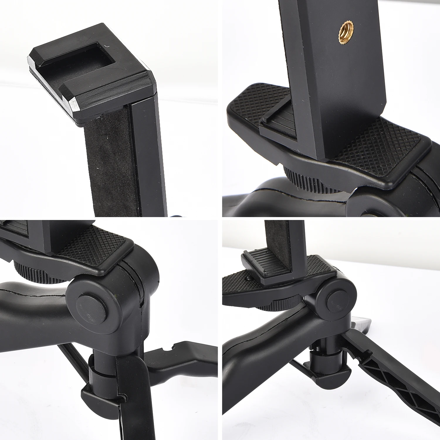 Uchwyt do telefonu uchwyt do telefonu statyw do telefonu DSLR telefon Vlog zestaw do statywu zimny but do mikrofonu LED Light Mini statyw do iphone'a