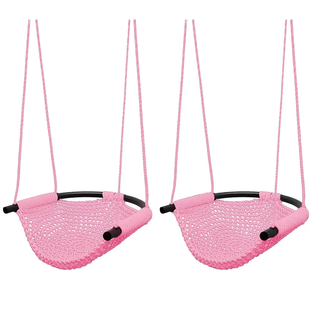

2 Pa Kids Swing Seat, Heavy Duty Rope Play Secure Children Swing Set, Toddler Swings Chair For