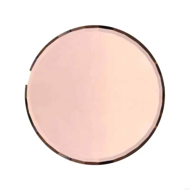 Paleta arte uñas mejorada con espejo C1FF con mezcla colores reutilizable con bordes elevados