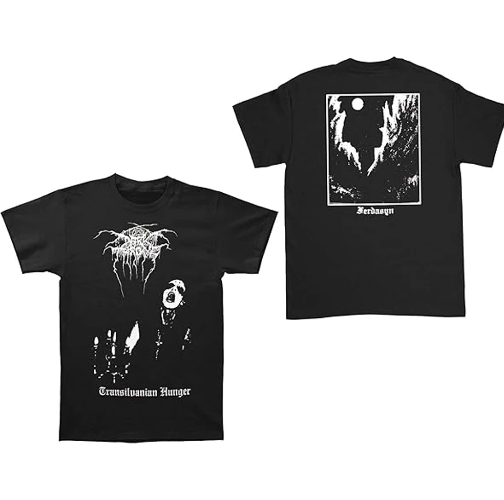 تي شيرت رجالي من القطن الخالص بأكمام قصيرة من المعدن الثقيل الداكن تي شيرت كاجوال ريترو هاراجوكو ملابس الشارع الشهير نمط رياضي غير رسمي ثقافة فرعية #4