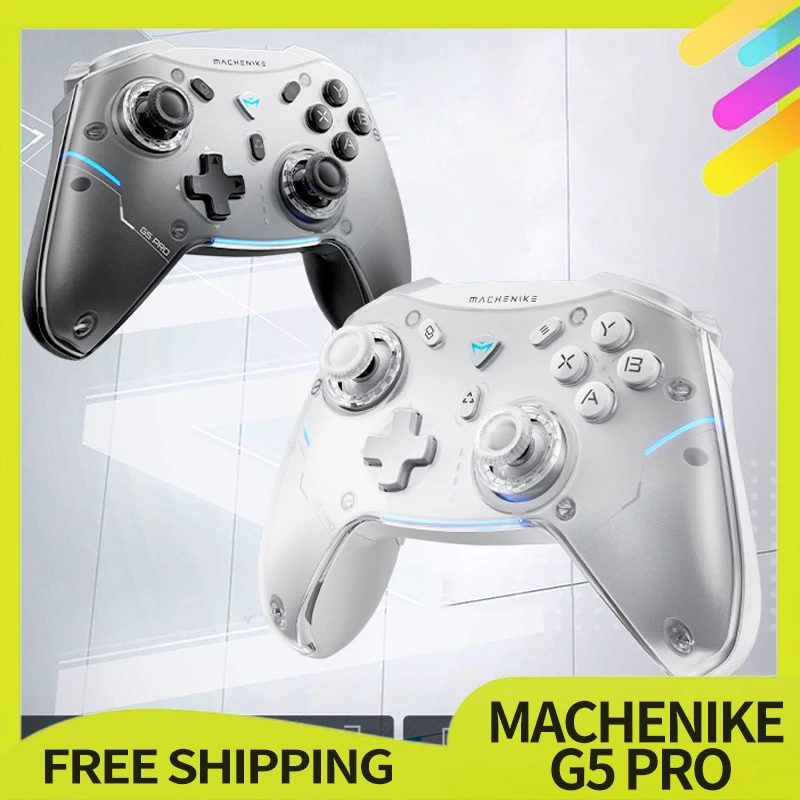 

Machenike G5 Pro Max Gamepad Play Edition Tri-Mode Gamepad Hall Linear Trigger Customiz Wireless Bluetooth Controller For Steam