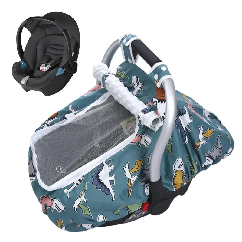 Funda elástica para asiento de coche, cubierta con malla transpirable, cómoda, para niños