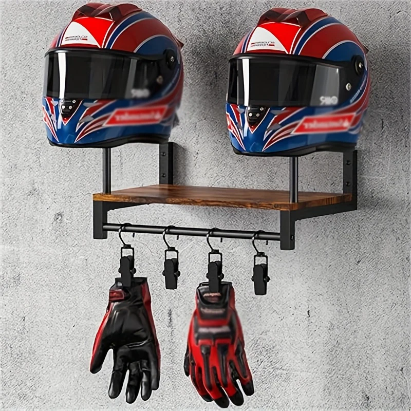 Motorcycle Helmet Holder Support Helmet Rack Wall Mount Plate Rack Display Organizer Soporte Casco Moto Pared Helmet Accessories