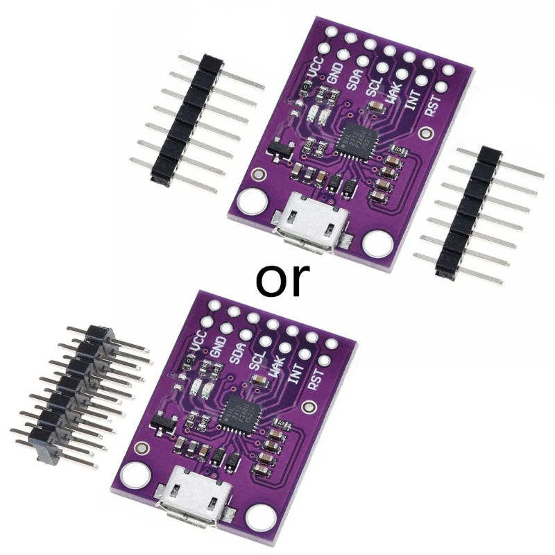 CP2112 Debug Board USB to I2C Communication Module 2.0 MicroUSB 2112 Evaluation Module Adapter 4.0-5.25V J60A