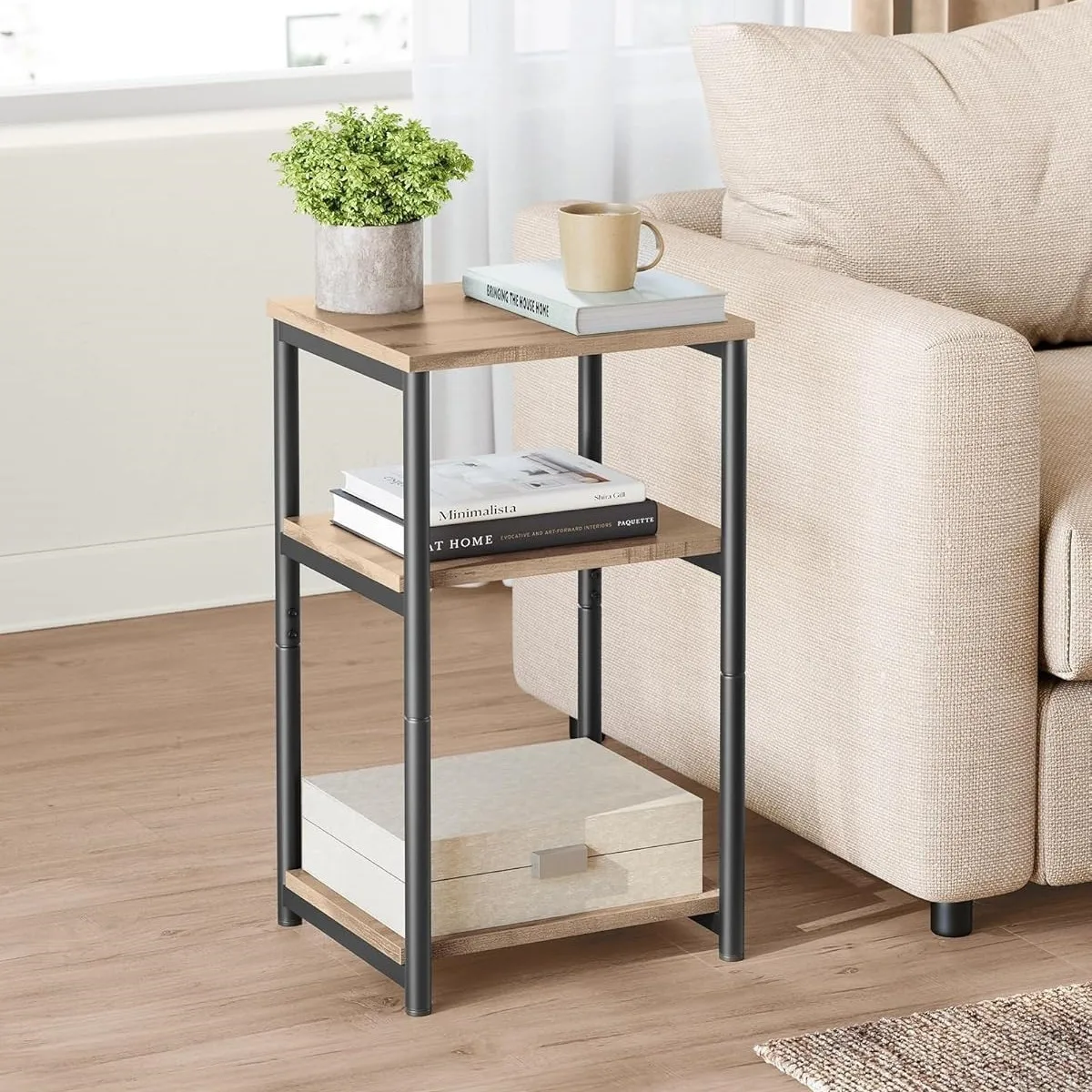 #Modern Design Wooden Mobile Coffee Table Home Hall Cross-Border Foreign Trade Export Supply Rubber