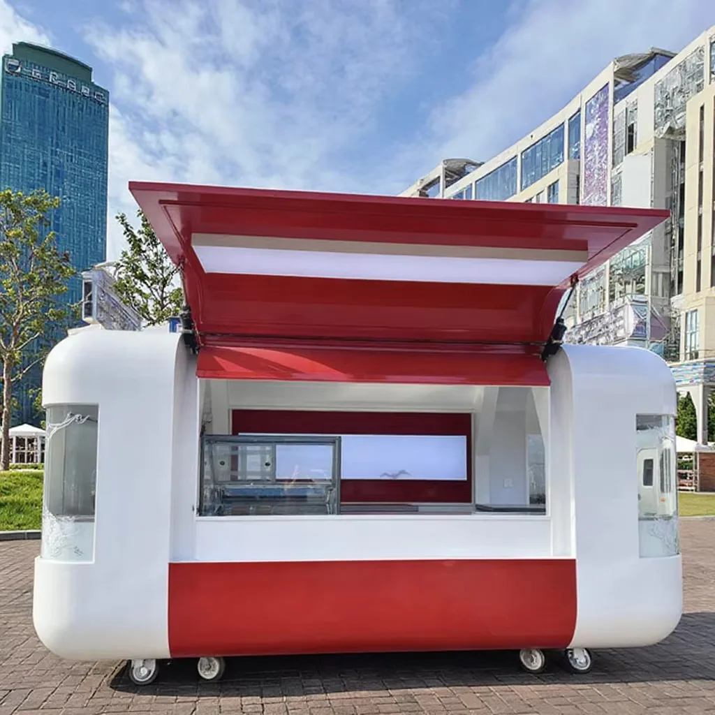 

16ft Mobile Kitchen Food Trailer Coffee Ice Cream Taco Truck for Street Food Vendor and Outdoor Catering Business Factory Price