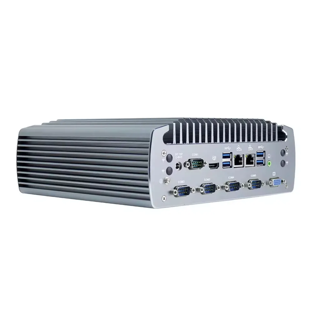 Partitore Robusto PC industriale i3-6100T/i5-6500T/i7-6700T Dual LAN 6COM CAN Bus per uso medico/automatico