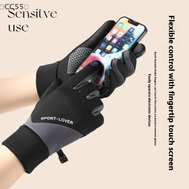 itariaCC55 soiHerfst Winter Outdoor Fietshandschoenen Gym Fitness Sport Hardlopen Warm Touchscreen Antisliphandschoenen Motorhandschoenen