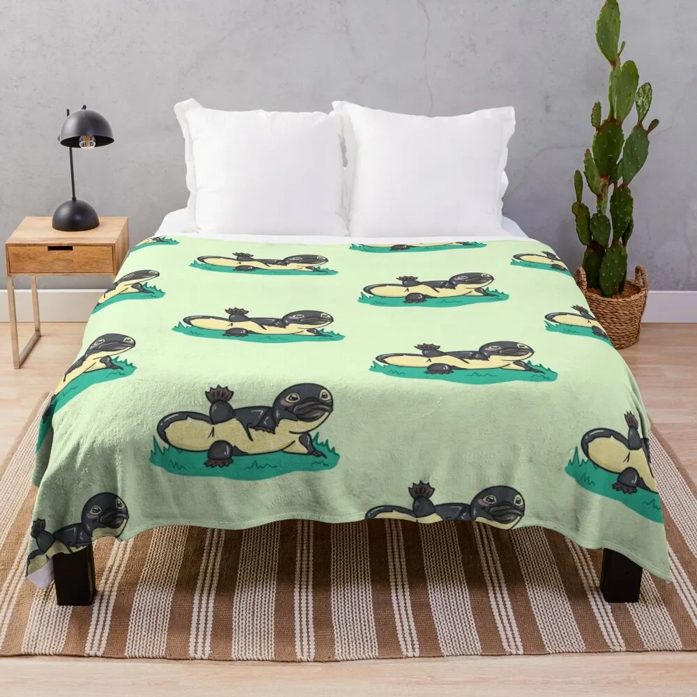 Platypus Throw Blanket Retros for winter Bed covers bed plaid Blankets