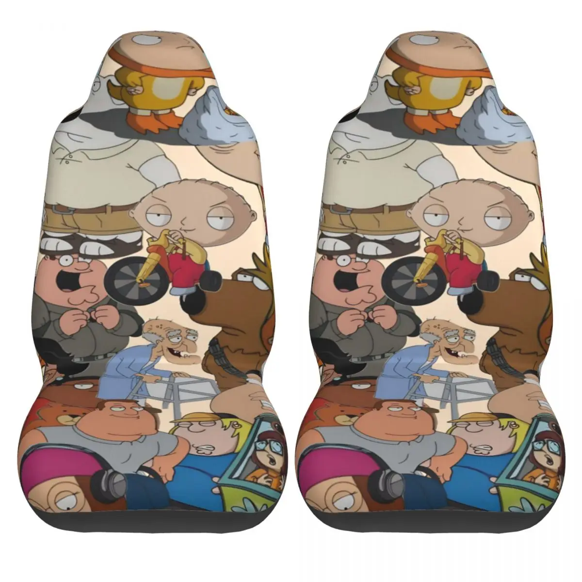Familys-Guys Anime Universal Car Seat Cover Protector Interior Accessories AUTOYOUTH Stewart Car Seat Covers Car Styling