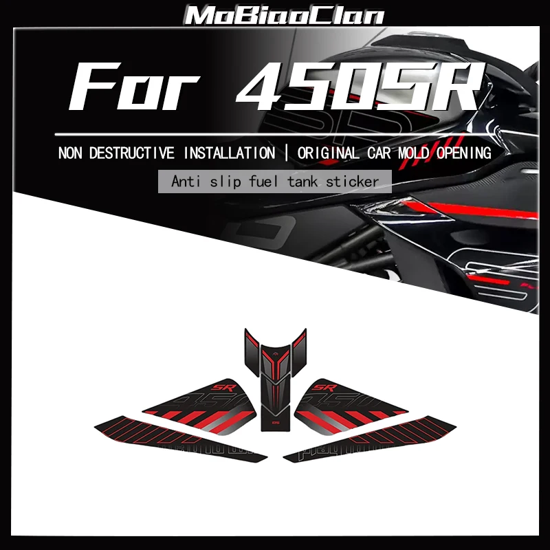 Fuel Tank Stickers Fishbone Stickers Anti Slip Stickers Decorative Protective Stickers Modified Accessories For CFMOTO 450SR