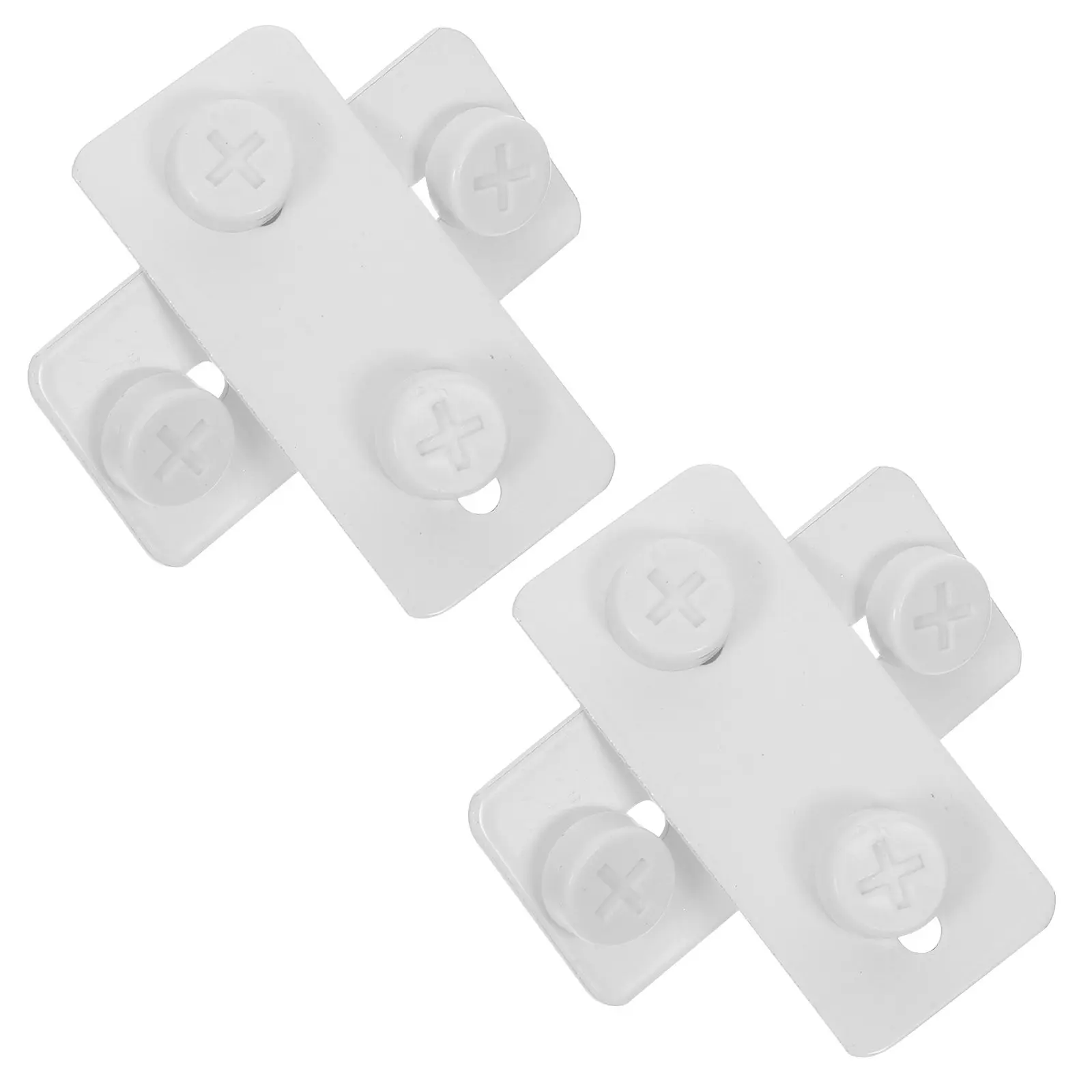2Pairs Pegboard Connecting Clips Heavy Duty Mounting Kit Fastener Blocks for Garage Workshop Kitchen Storage Solution