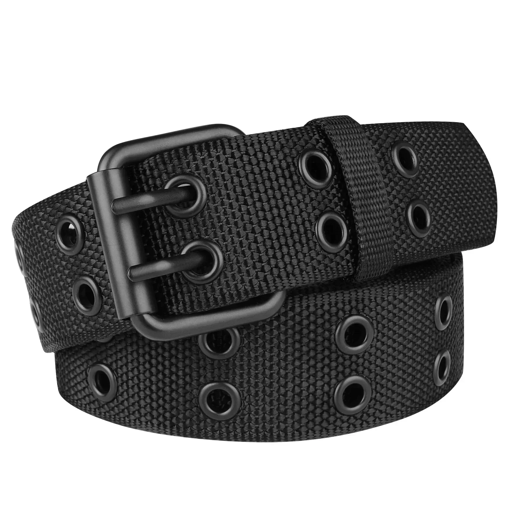 2026 New Men Breathable Nylon Fabric Belt outdoor sport Belt Pin Buckle Trousers Jeans Belt