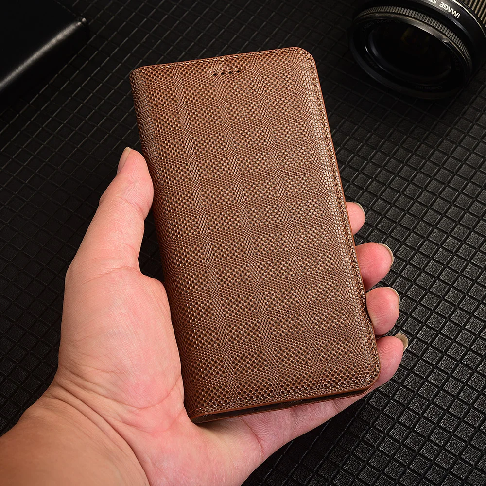 ل Asus Zenfone 5 5Z 6 7 8 9 10 11 12 Ultra Flip ZE630KL ZE620KL Pro Crosshatch نمط جلد طبيعي الوجه جراب هاتف جلد البقر