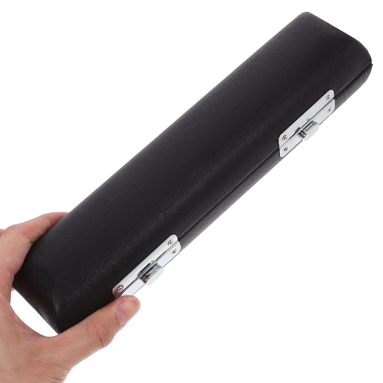 Black Wood 16 Holes Flute Storage Case Box Durable Practical Lightweight Portable Muscial Instrument