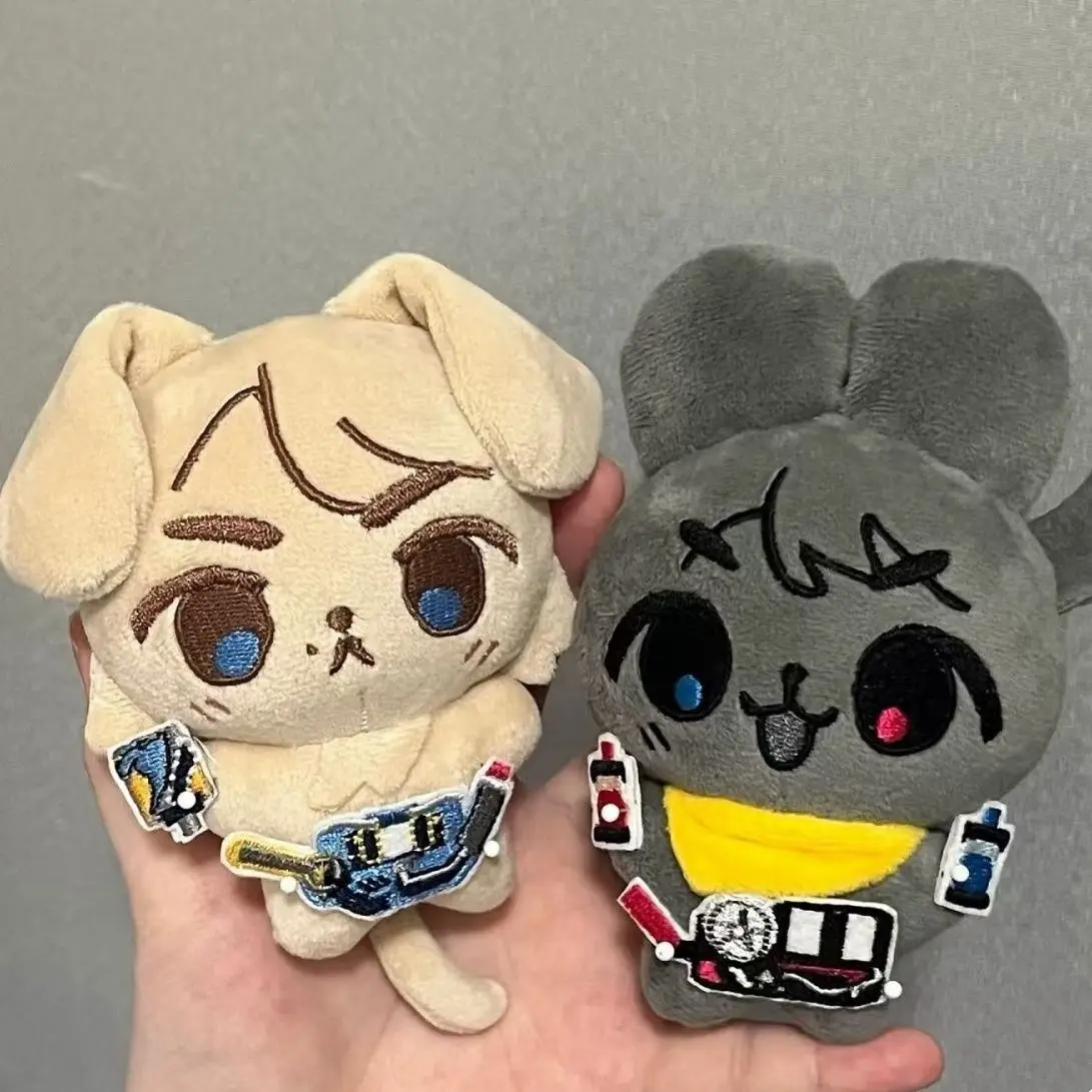 

10cm Anime Kamen Rider Build Banjo & Sento Plushie Soft Stuffed Pendant Cute Cartoon Figure Keychain Bag Cosplay Xmas Gift