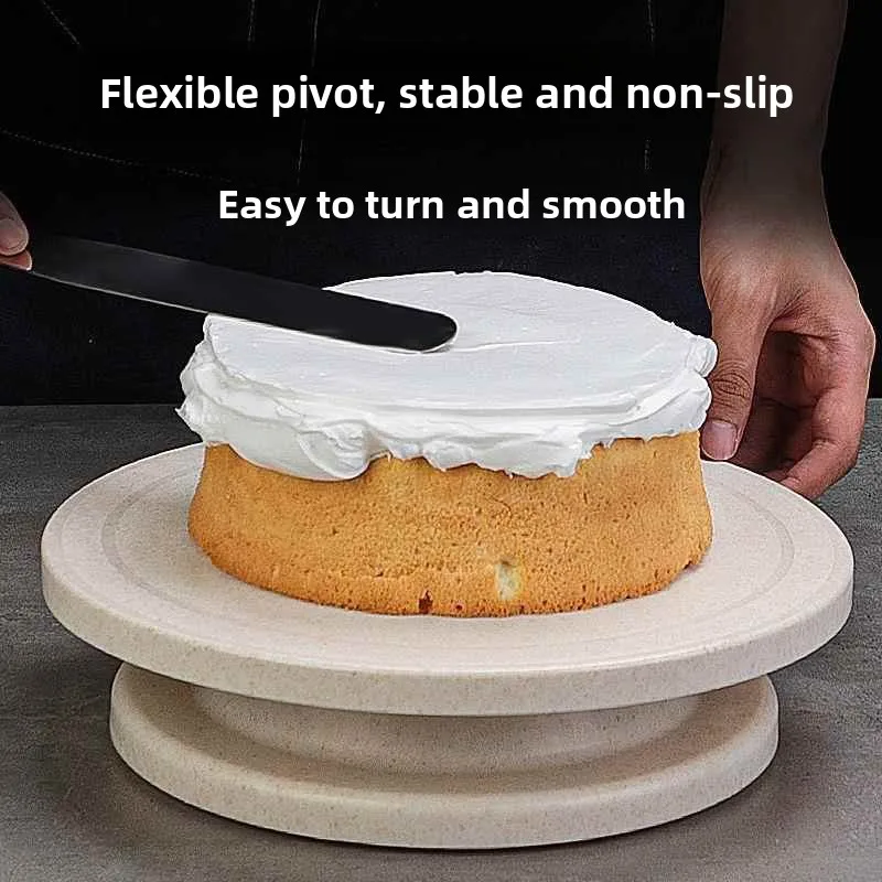Complete Cake Decorating Kit Home Use Birthday Baking Tools Set Cake Turntable Flower Pipe Tips Mat for DIY Pastry Making