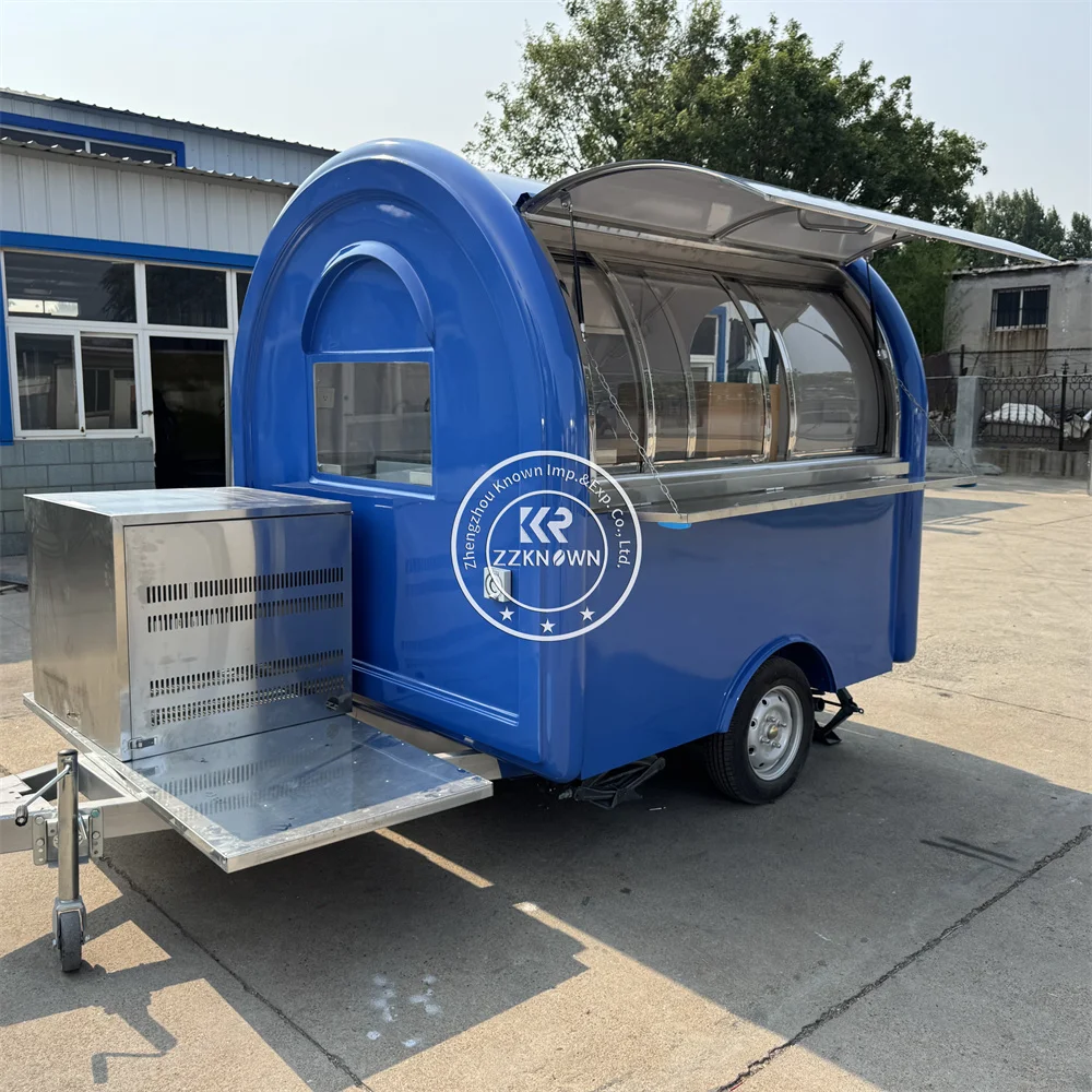 

Street Mobile Pizza Ice Cream Carts Concession Hot Dog Coffee Food Vending Cart Trailer Concession Food Truck For Sale