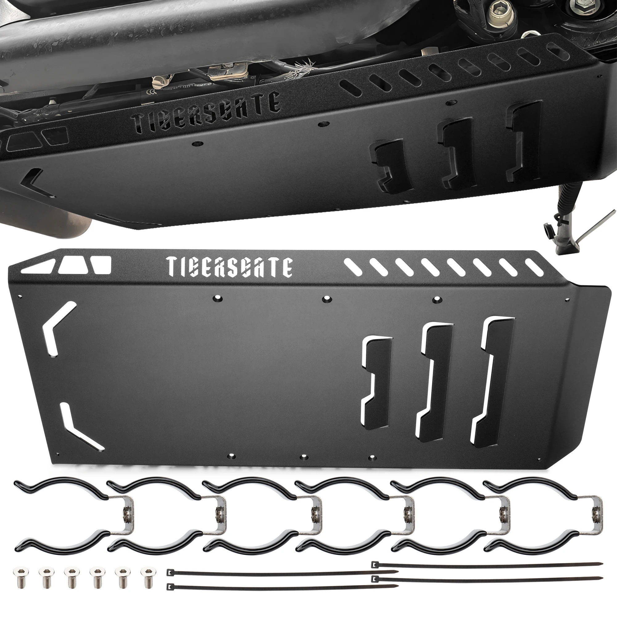 

Aluminium Skid Plate Lower Engine Chassis Protection Guard for Harley 2014-2023 Touring Street Electra Glide Road Glide King