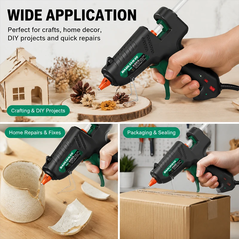 Household Hot Melt Glue Gun Electric High Viscosity Adhesive Gun for Handmade Craft DIY Repair Small Glue Tool
