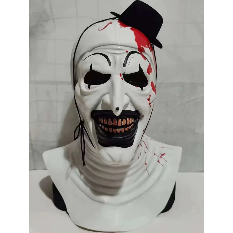 SN60 Terrifier Art Clown Joker Cosplay Costume Men Jumpsuit Women Role Play Fancy Dress Up Horror Dress Suit Halloween Carni5 &