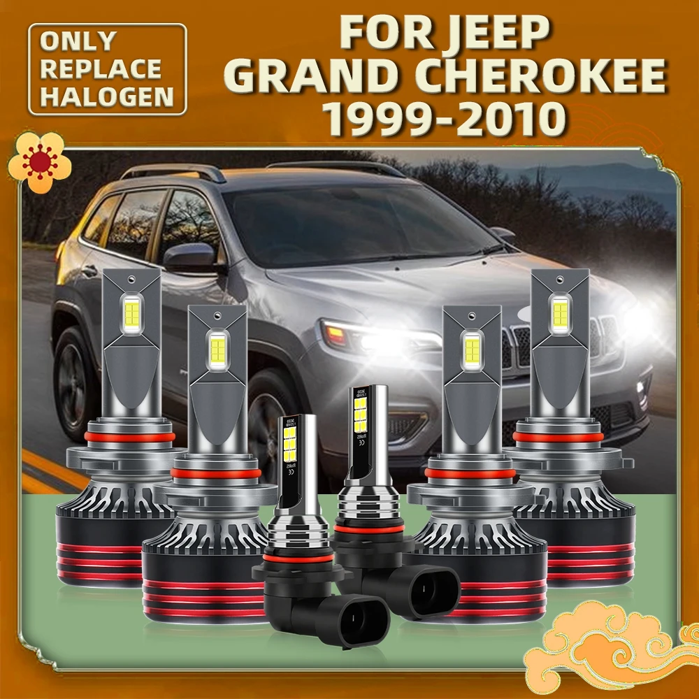 

Фонарь фары головного света, лампа фары автомобиля для Jeep Grand Cherokee 1999 2000 2001 2002 2003 2004 2005 2006 2007 2008 2009