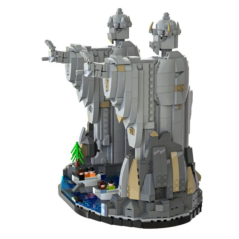 

MOC Stone Statue Agonas Building Block Model Send Children Bricks Hobby Collection Gifts