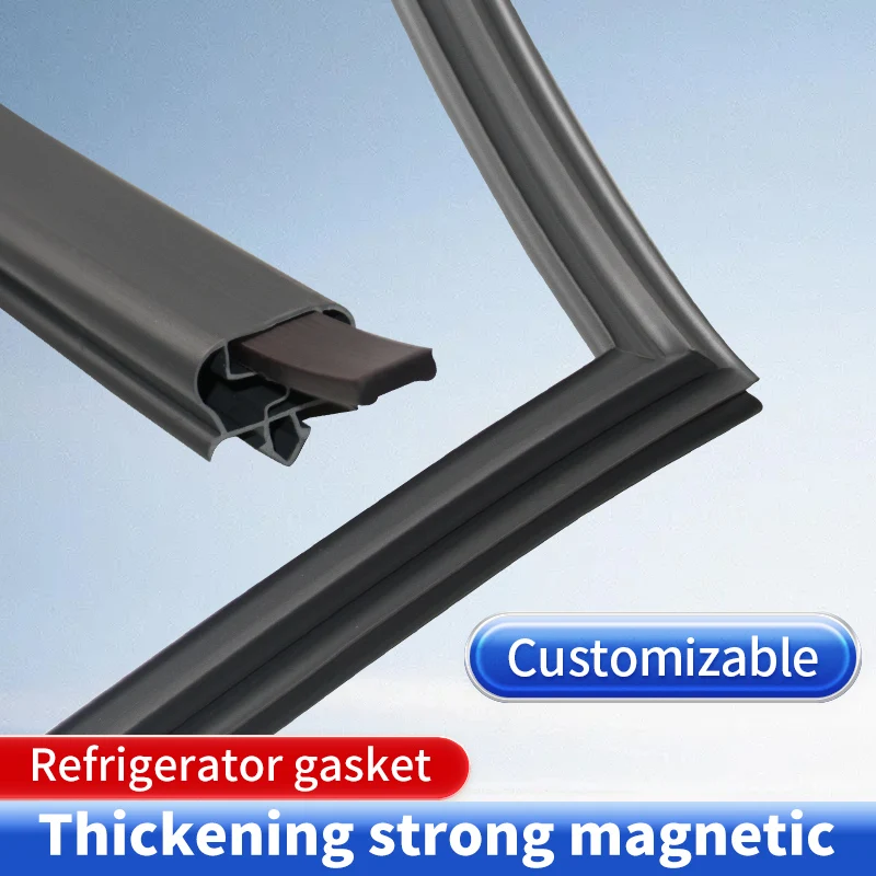 

3m Custom Hotel Refrigerated Display Cabinet Door Gap Seal Strip Low-Temperature Resistant Pressure-Proof Rubber Ring