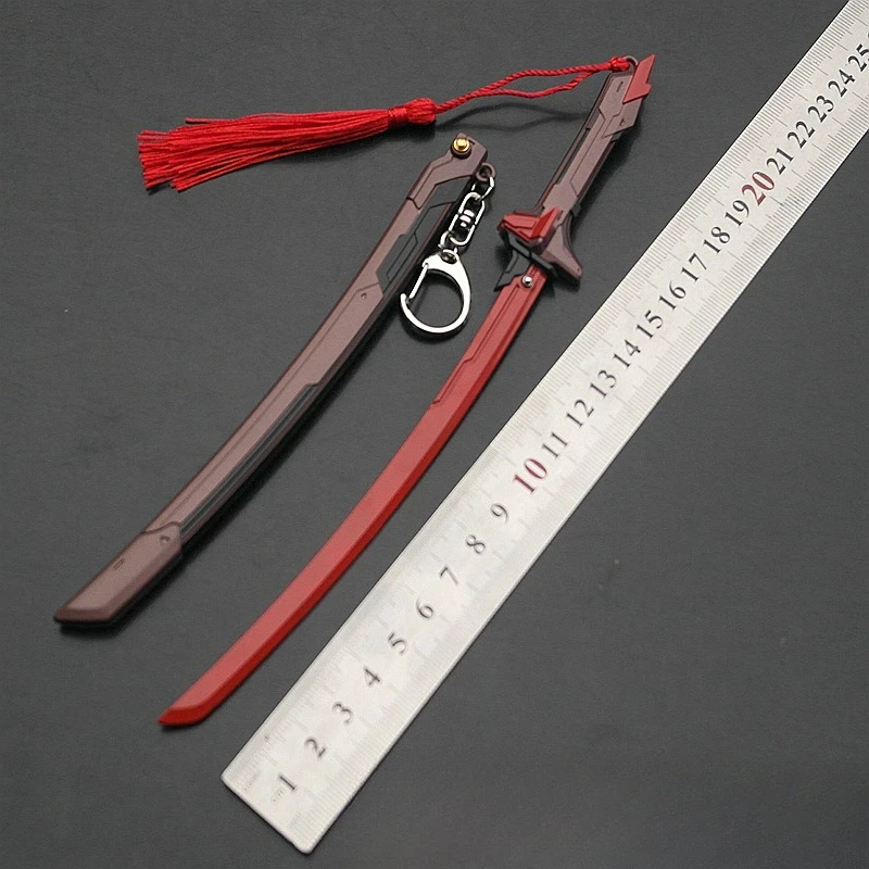 22cm RGX 11z Pro Onimaru Kunitsun Katana Valorant Game Peripheral All Metal Toy Samurai Craft Accessorie Ornament Collection Toy