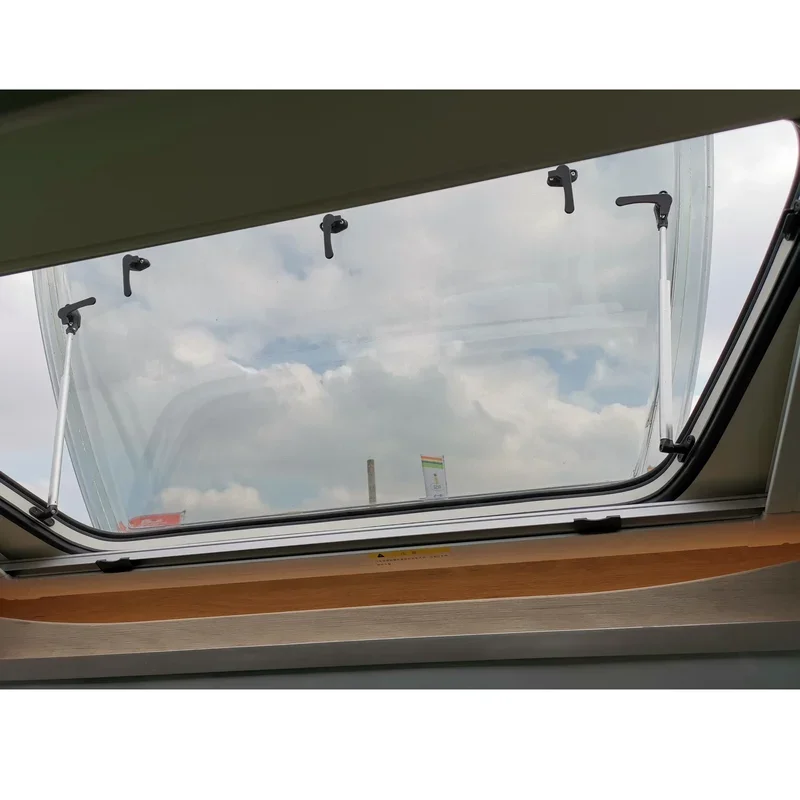 Curved Top Roof Rv Window With E-Mark MG18TW For Rv Caravan Campervan Motorhome