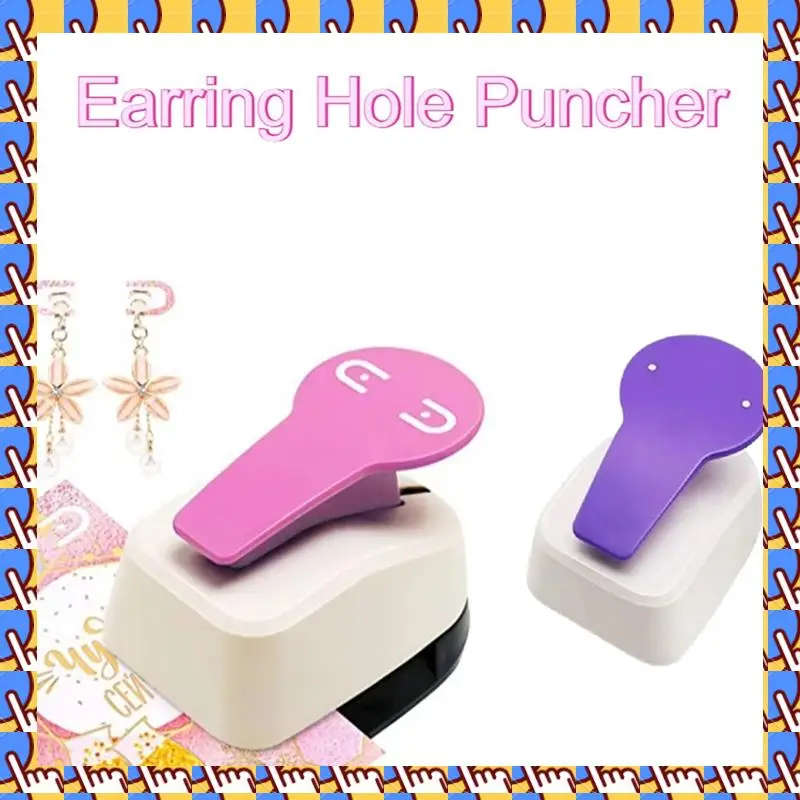 

A79I Earring Card Hole Punch Hole Puncher DIY Earring Hole Punch Scrapbooking Paper Punch