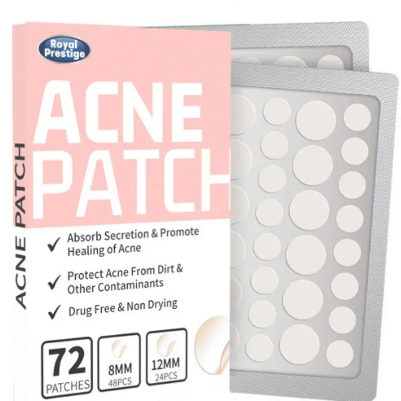 Acido salicilico 72 Patch granuli Acne Patch invisibile Acne Print Acne Patch Clear correttore invisibile pelle liscia