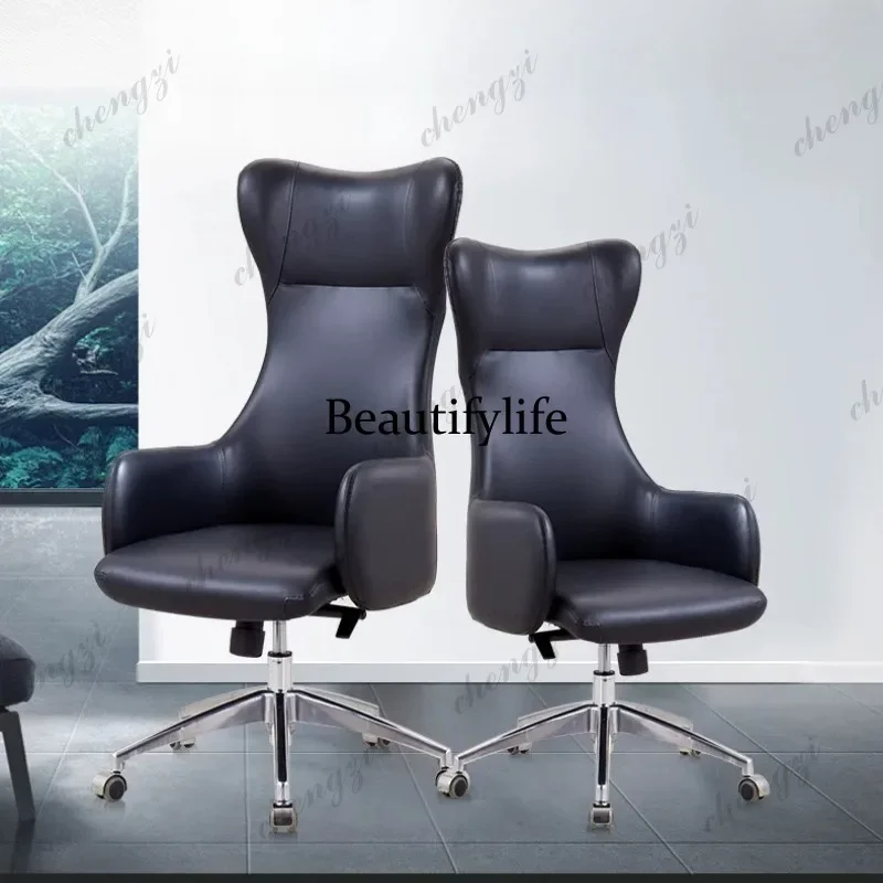 E153 Modern minimalist, large class, manager, computer chair, office furniture, supervisor chair