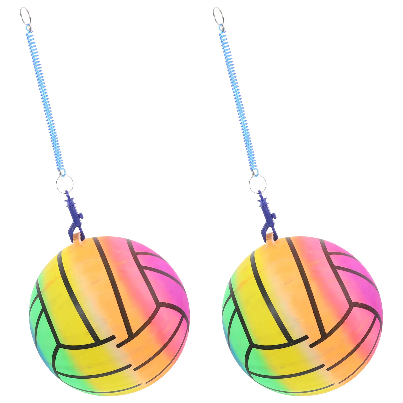 2 Pcs Kids Outdoor Toys Soft Balls outside for Patting Home Small Bouncy Children Games