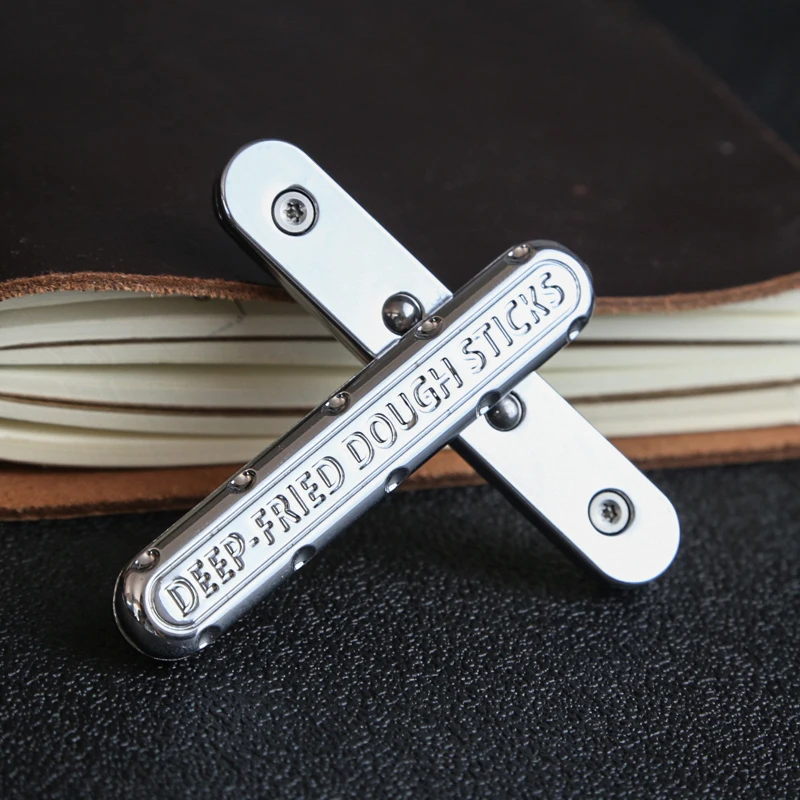 لعبة فيدجيت معدنية تعمل بالدفع |   غير المغناطيسي الدورية EDC الإبداعية العجين المقلي العميق عصا تصميم القلق و ADHD الكبار لعبة تململ ﻿