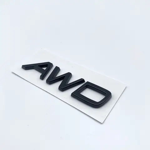 Glossy Black ABS Emblem for VOLVO XC90 T5 T6 B5 B6 V8 AWD Series Car Rear Trunk Letters Badge Sticker Accessories