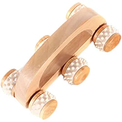 Hand Roller Massager Legs Neck Tool Ball Back Handheld Body Muscle Foot Rollers Wood Tools