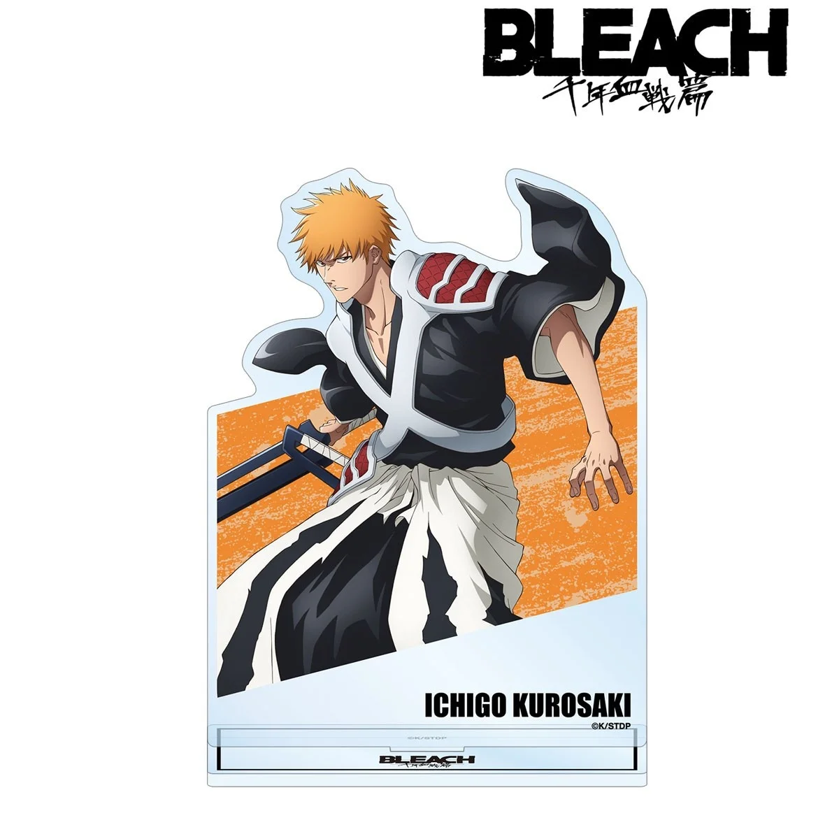 BLEACH Ichigo & Rukia 15cm Acrylic Stand, Exquisite Desk Decor for Anime Fans, Ideal Birthday Gift with Protective Film