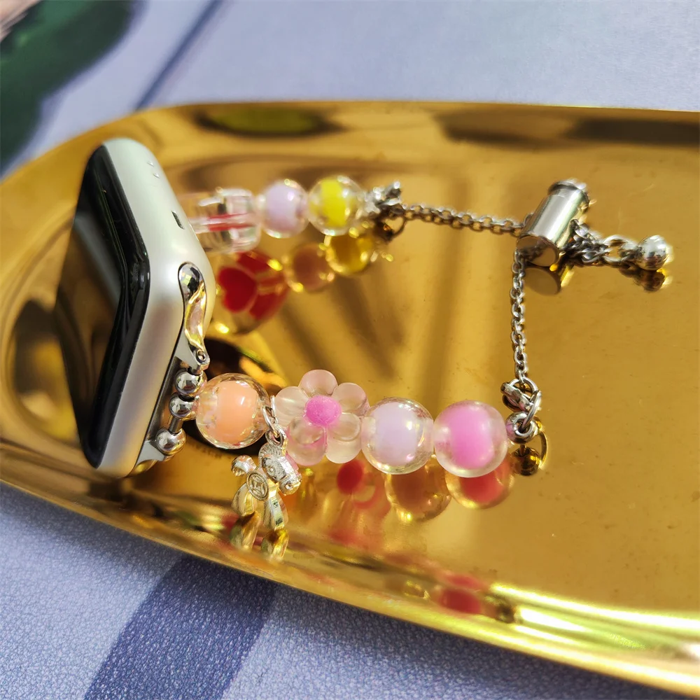 애플 워치 스트랩, 패션 적용 가능, 7, 8, 9, 울트라 1, 2, 49mm 조정 체인, 가벼운 럭셔리 여성 아이워치 4, 5, 6 se, 38, 40, 41, 42, 44, 45mm