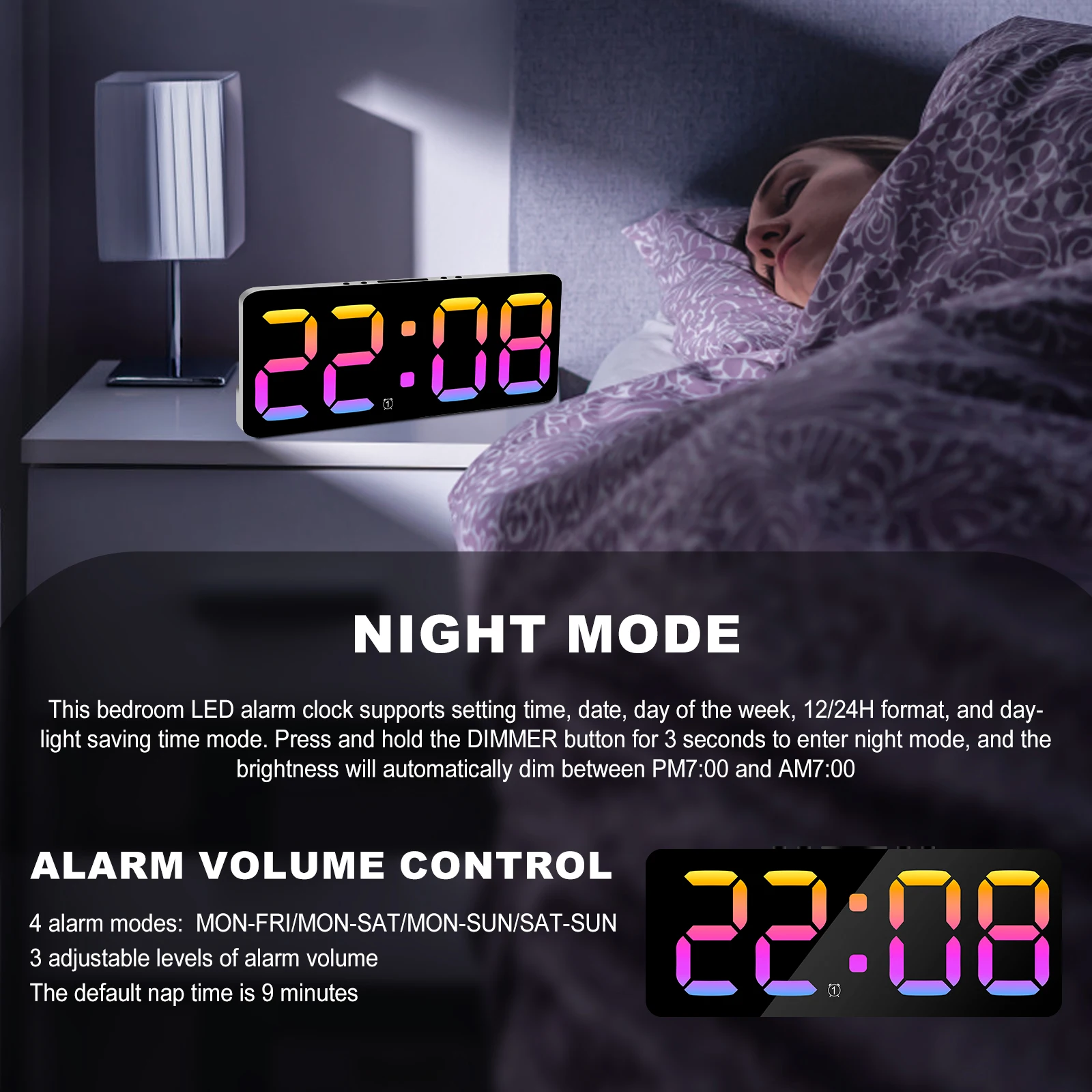 Thumbnail 4 - #47 New LED Bedside Alarm Clocks Arrivals