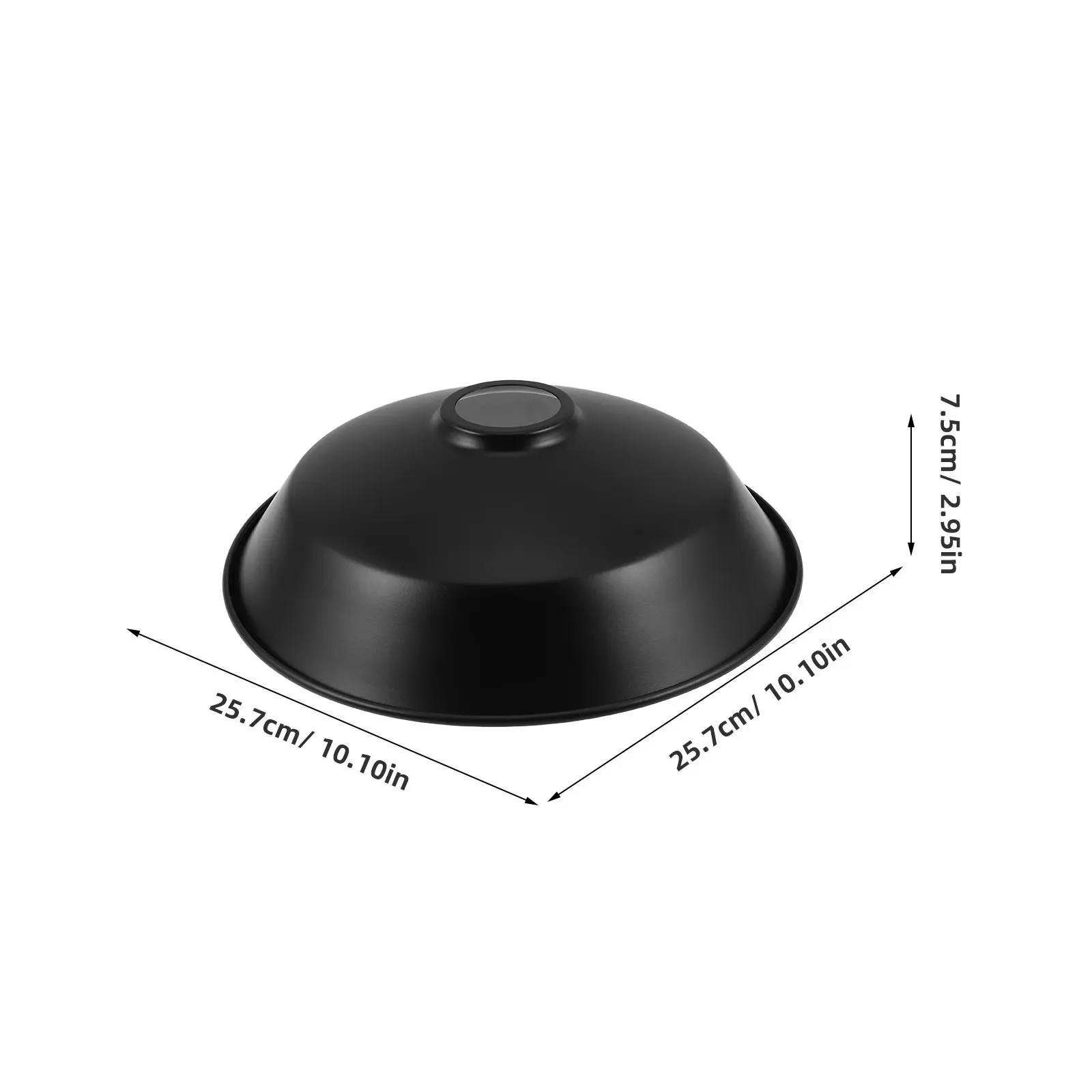Vintage Industrial Iron Lamp Shade Metal Hanging Pendant Light Bulb Cover 10 Inch Black Metal Lampshade for Kitchen Island