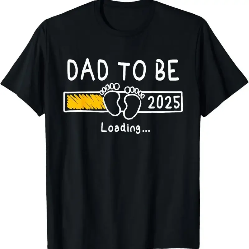 Dad To Be 2025 Dad est 2025 Daddy To Be Promoted to Daddy T-Shirt