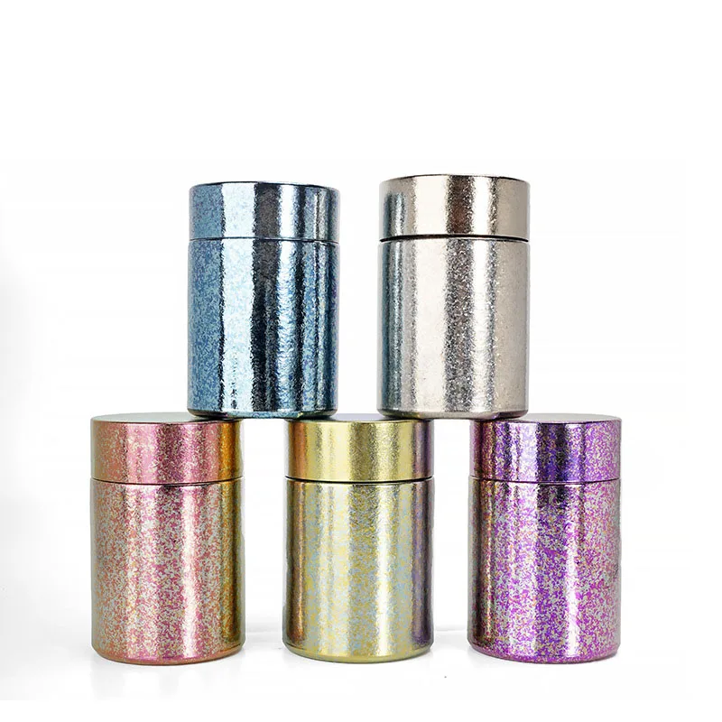 250ml Pure Titanium Tea Can,Antibacterial And Anti-mold,High-temperature crystallization,Sealed Moisture-proof,Snack Storage Box
