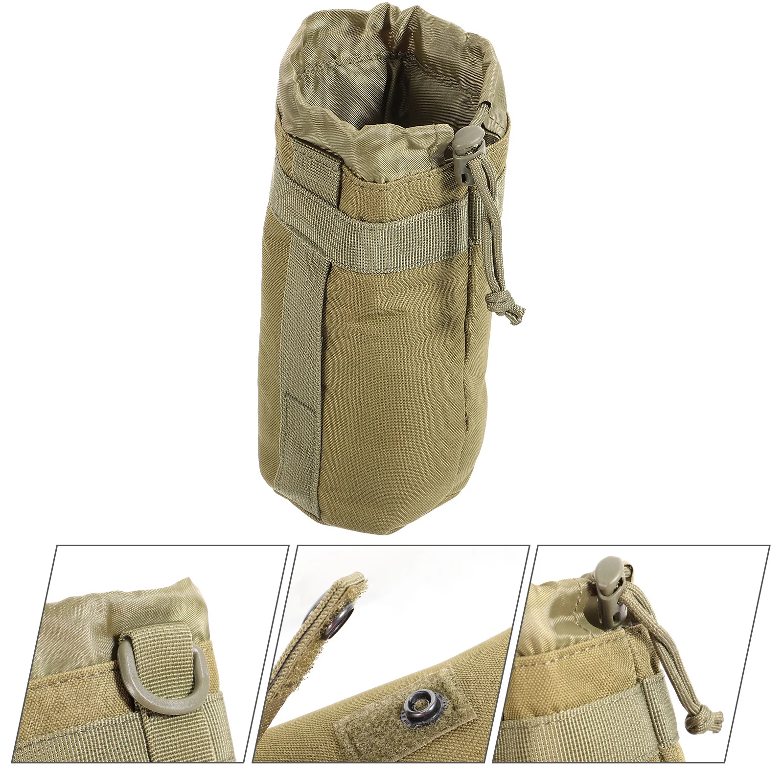 

1pcs Water Bottle Bag Portable Storage Pouch For Hiking Running Camping Outdoor Sports Bottle Carrier Backpack Attachment Travel